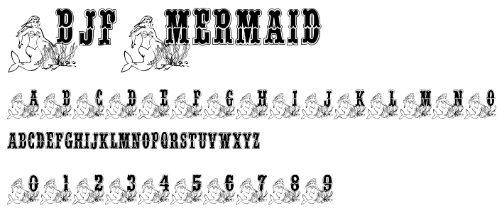 BJF Mermaid font